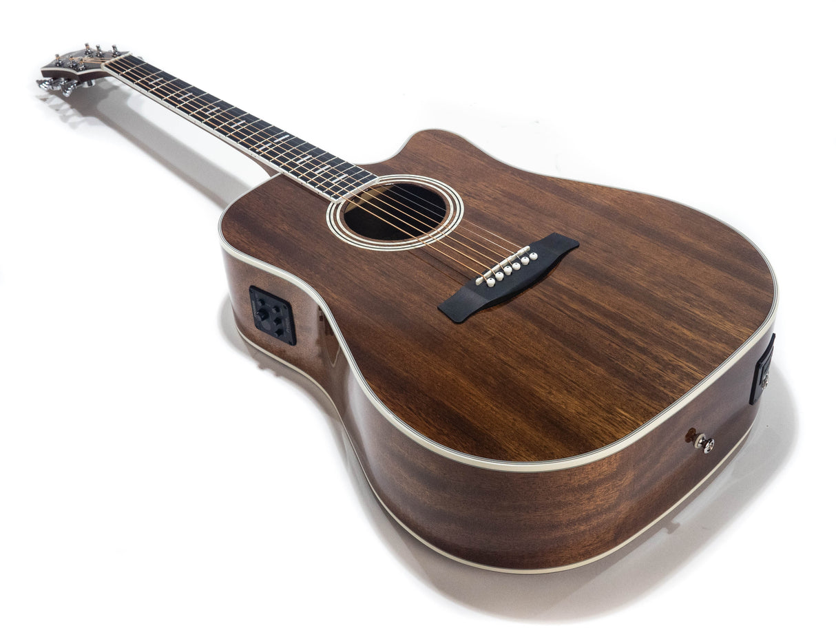 Hagstrom Mora Dreadnaught CE Western kitara (Mahonki)