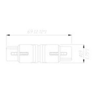 Neutrik Sovitinliitin XLR-naaras XLR-naaras XLR-liittimeen