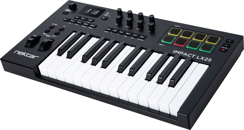 Nektar Impact LX25mk3 MIDI-koskettimet