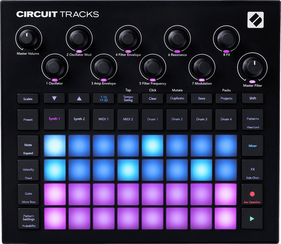 Novation Circuit Tracks - Trommemaskine