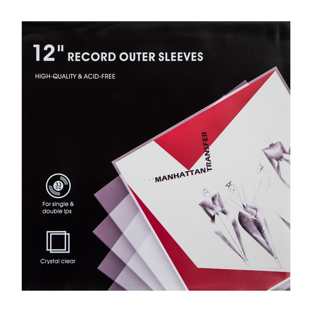 12" Record Outer Sleeves (50 pcs)