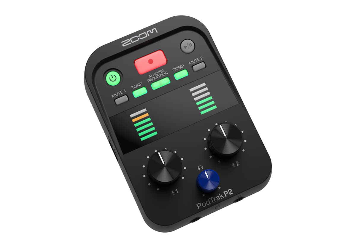 Zoom P2 PodTrak Podcast Mikseri