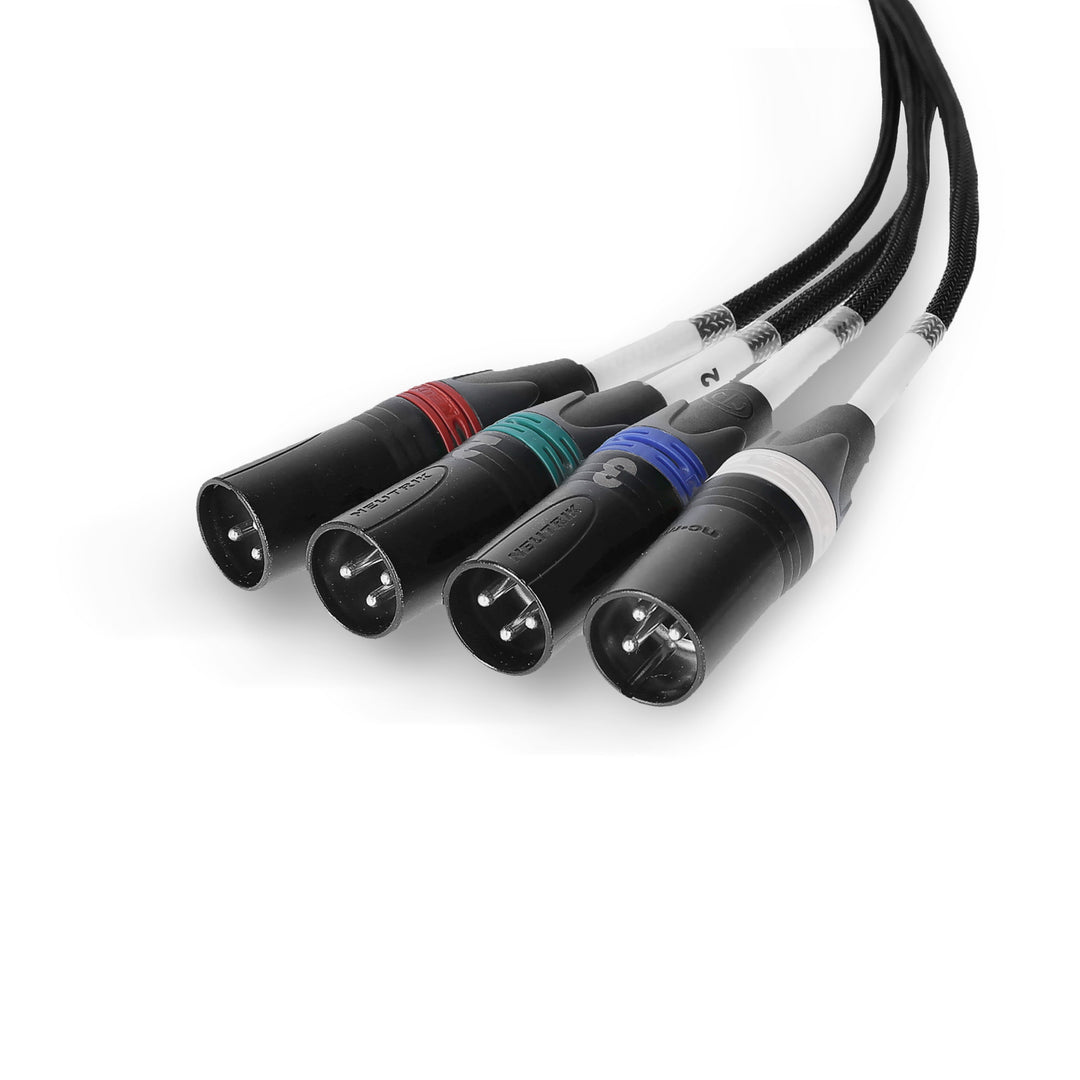 Palmer AoC Loom XLRm - Audio over Cat-kaapeli etherCONilta 4 x XLR-uros
