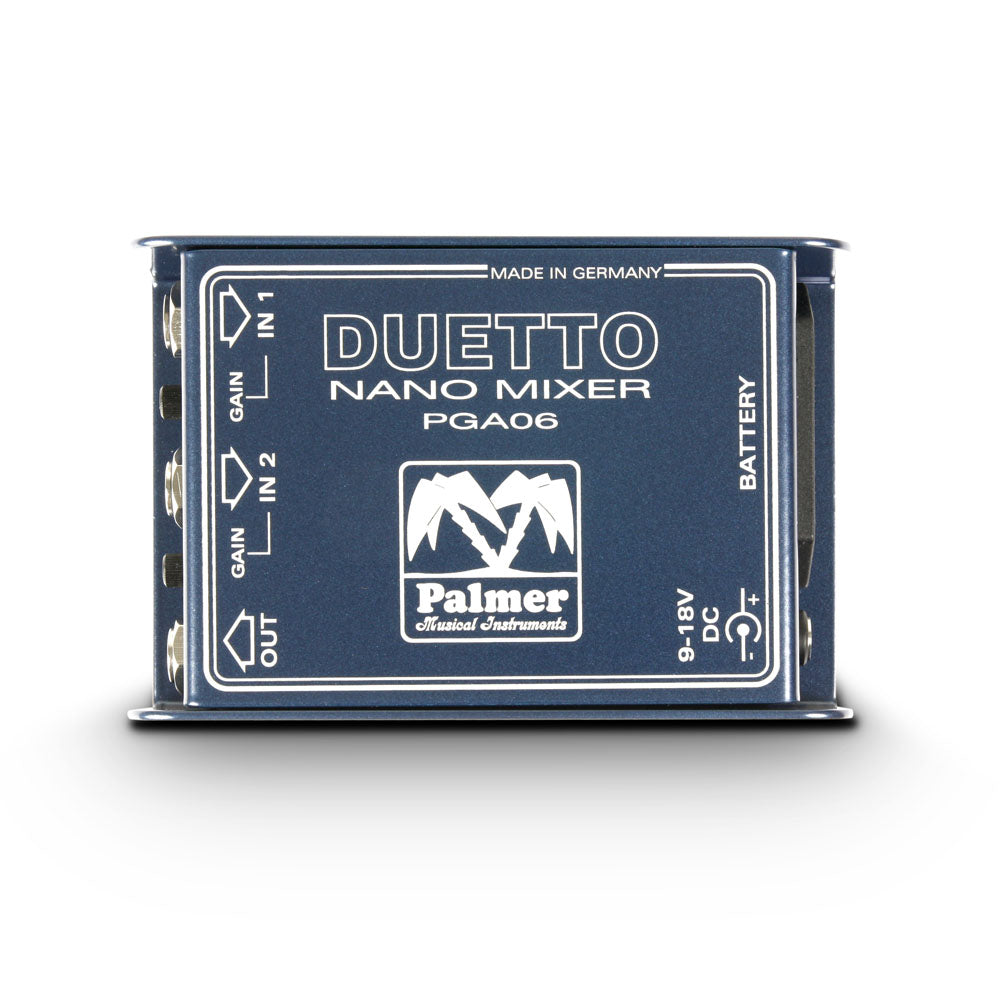 Palmer DUETTO - Nano-mixer til guitarer og linjesignaler