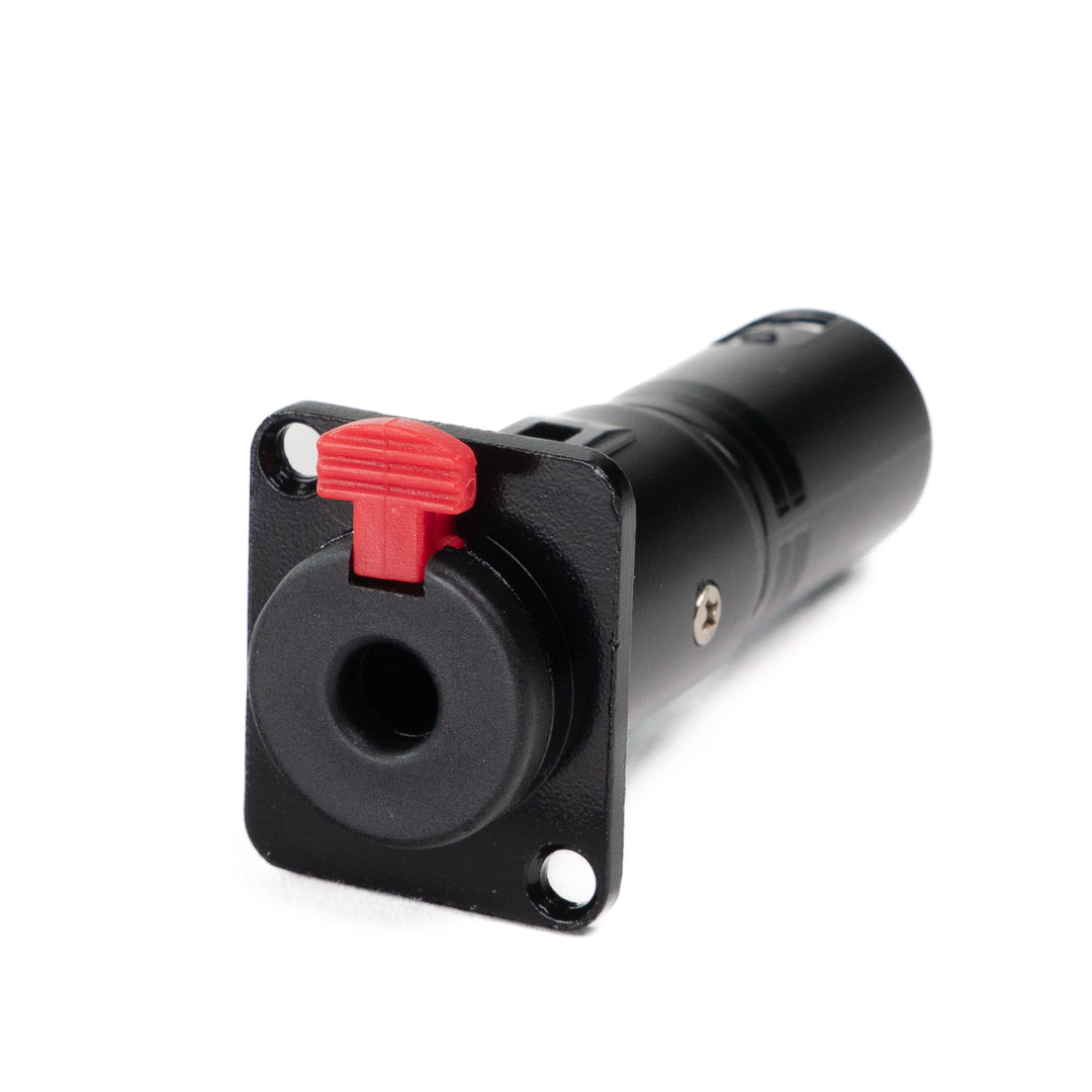Perfex Jack XLR Uros Chassis Liitin (Musta)