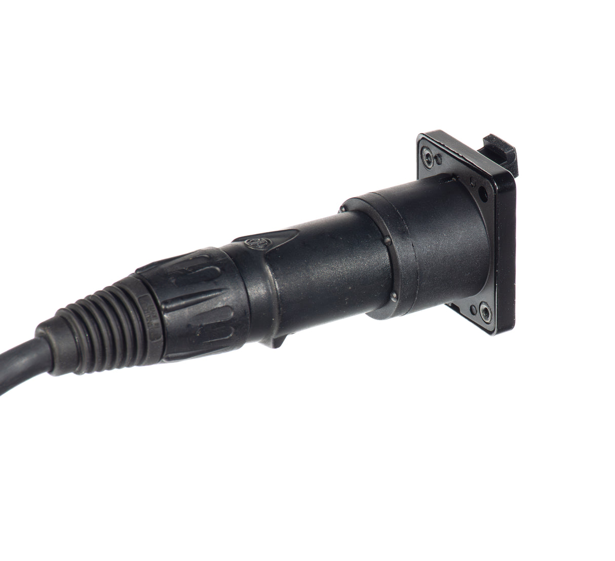 Perfex RJ45 Chassis Liitin (Musta)