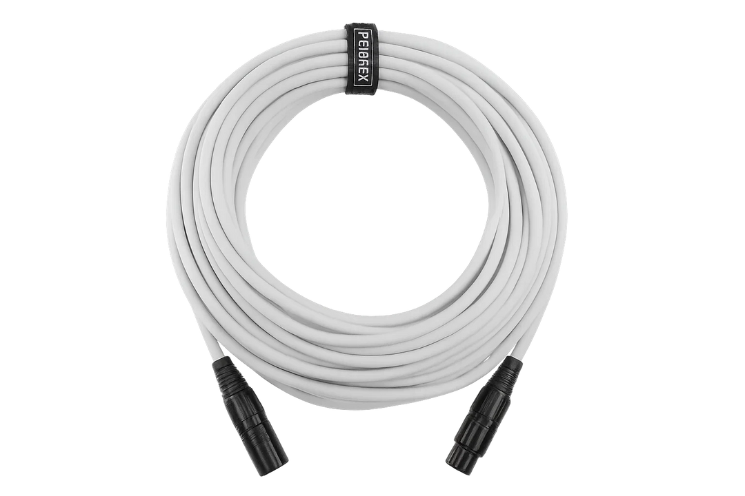 Perfex DMX-kaapeli 3-Pin (10m - Valkoinen)