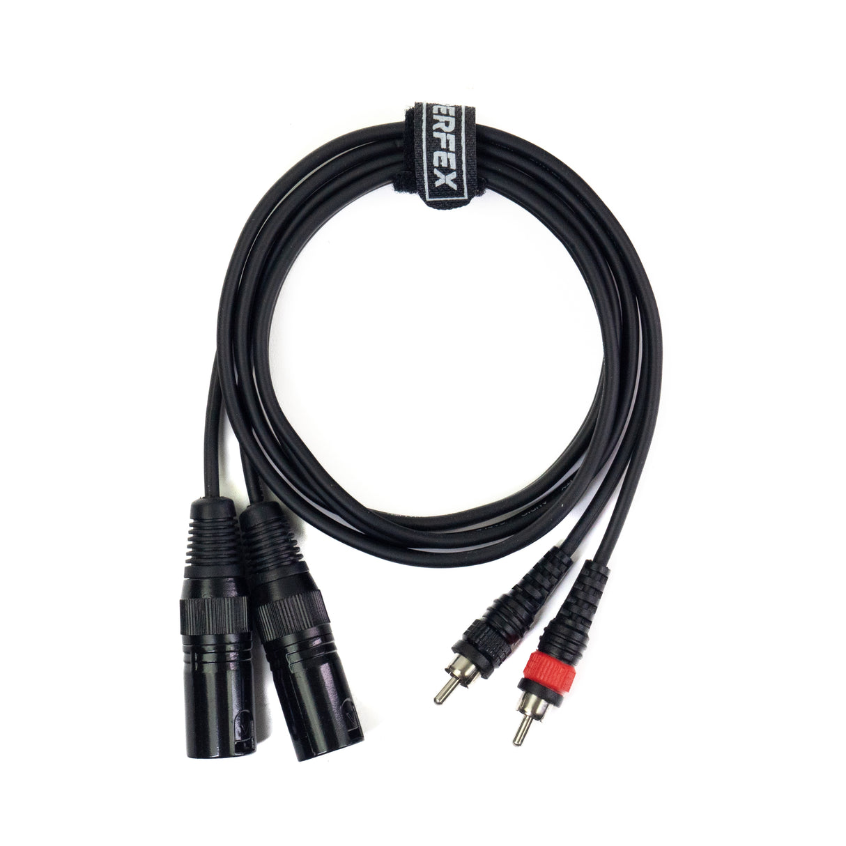 Perfex XLR uros liitin RCA kaapeli (1,3m)