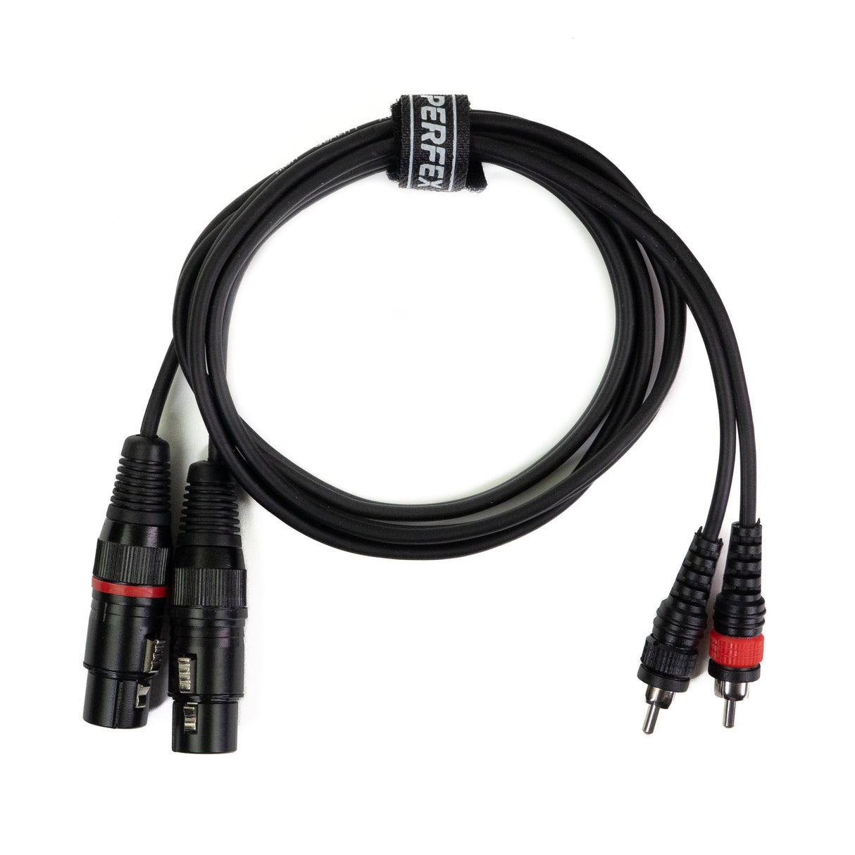Perfex XLR naaras liitin RCA kaapeli (1,3m)