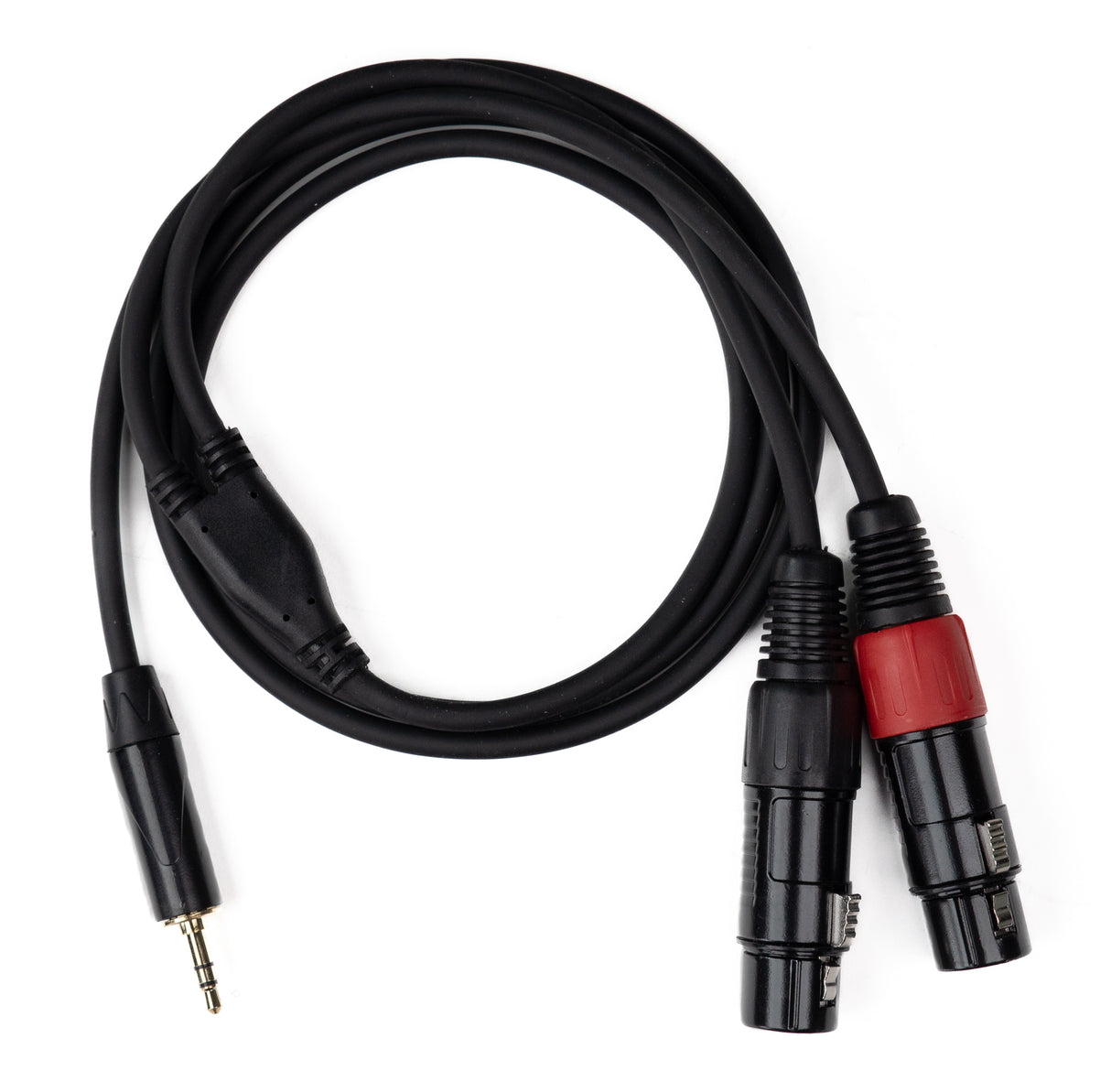 MINIJACK 3,5mm TRS uros - 2x XLR naaras (1,3m)