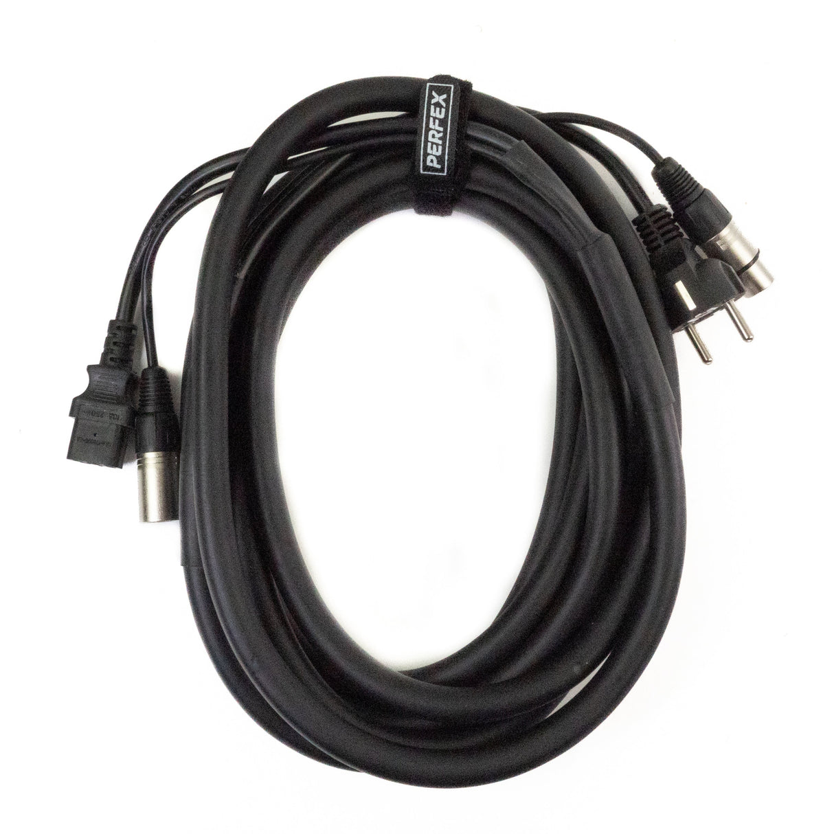 Perfex XLR & IEC Virtakaapeli (Ääni, 5m)