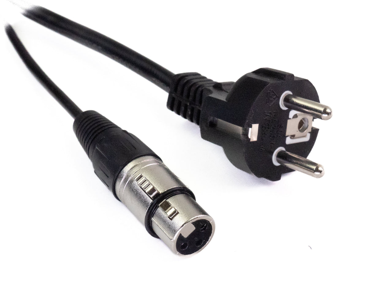 Perfex XLR & IEC Virtakaapeli (Ääni, 10m)