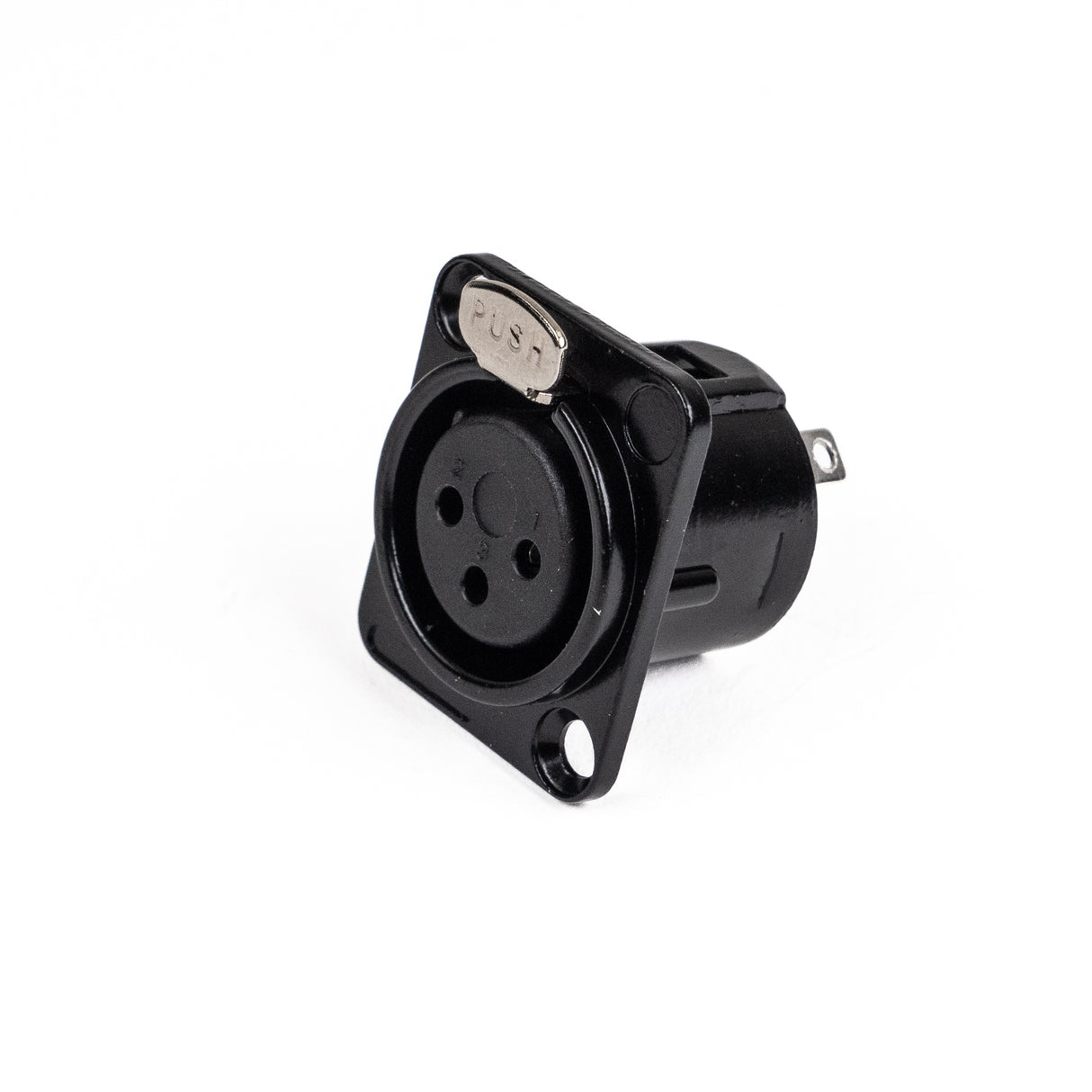 Perfex XLR Hun Chassis Stik (Musta)