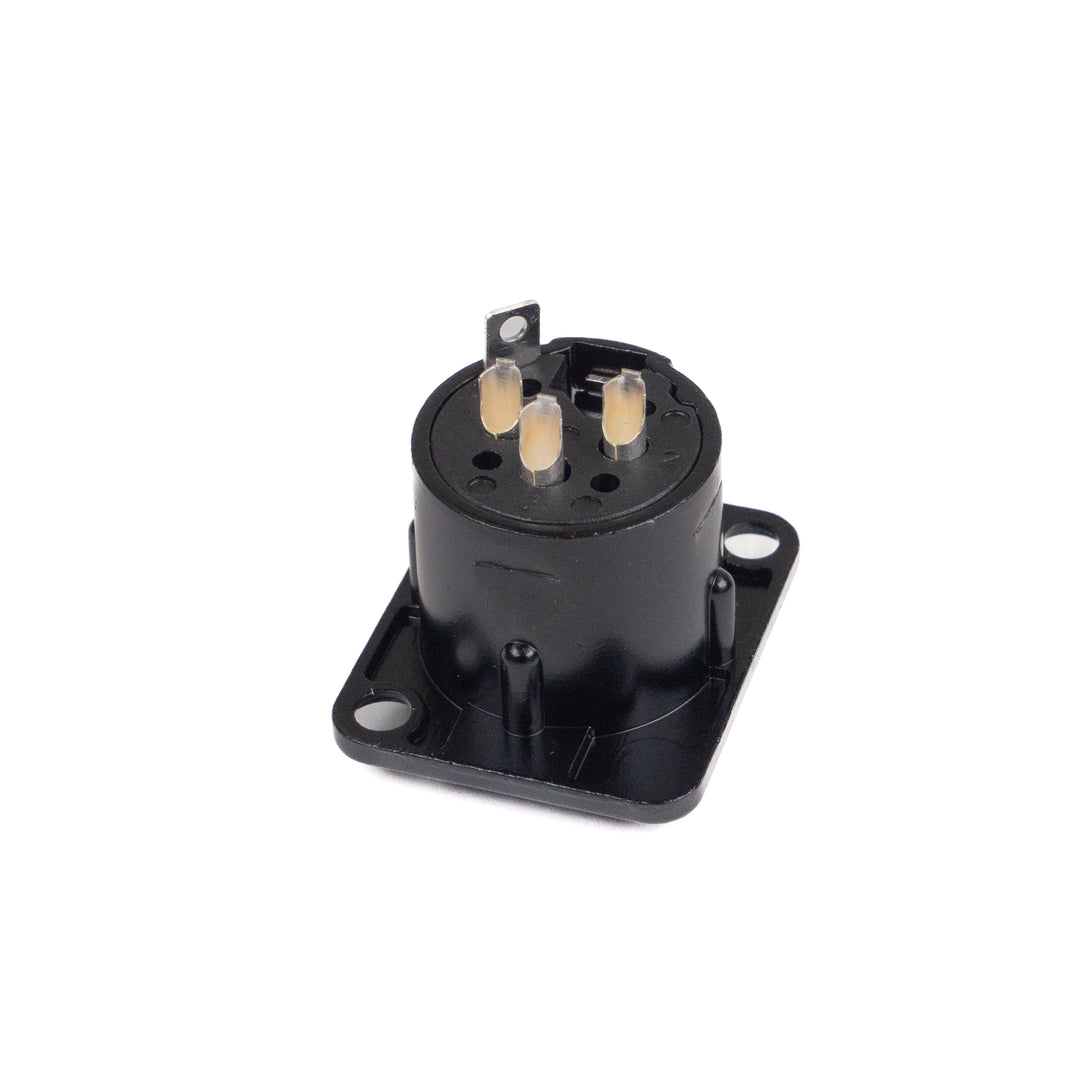 Perfex XLR Hun Chassis Stik (Musta)