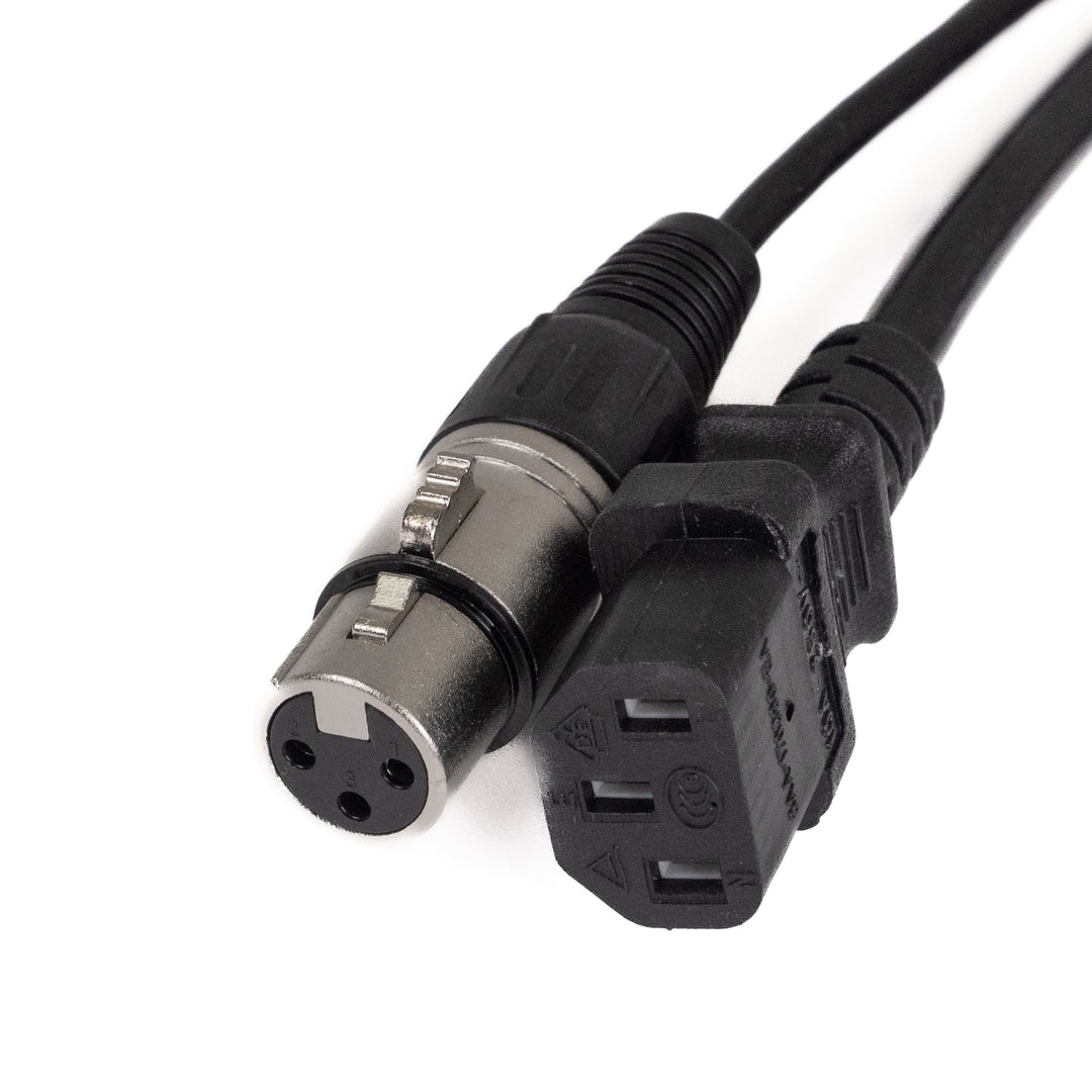 Perfex IEC & XLR Monikotslit (DMX, 3m)