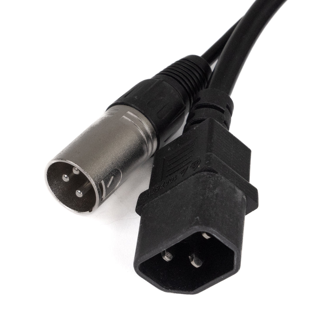 Perfex IEC & XLR Monikotslit (DMX, 3m)