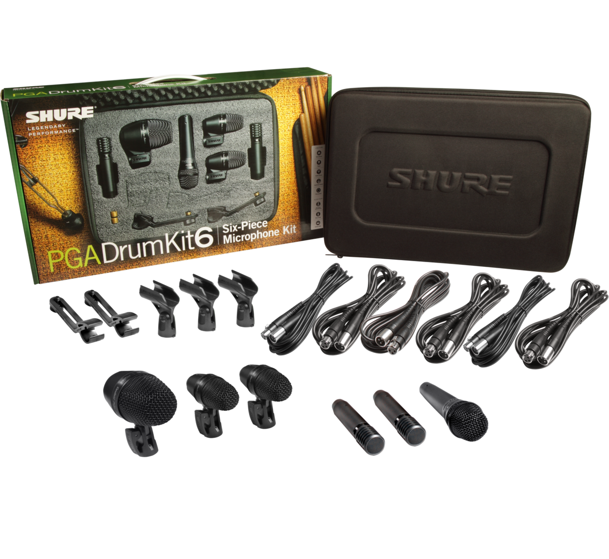 Shure PGA Drumkit 6 rumpumikrofonipaketti