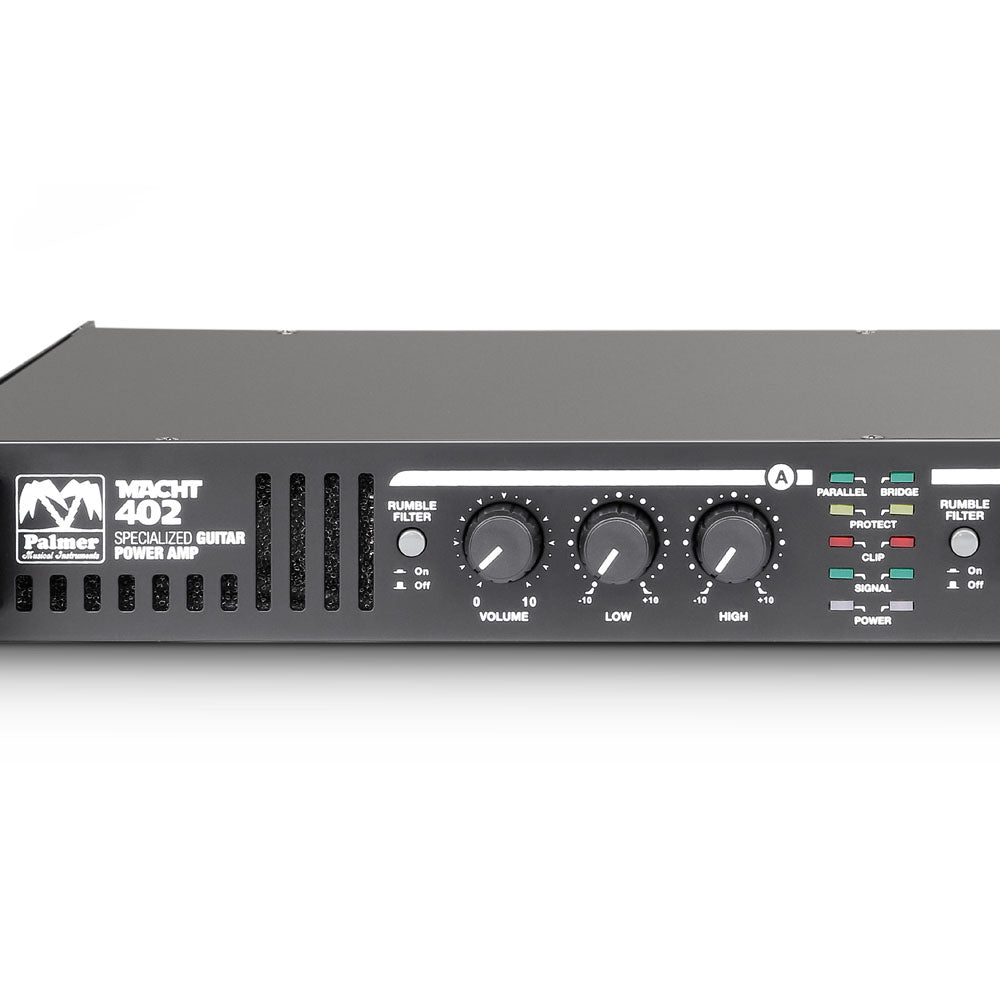 Palmer MACHT 402 - 19" stereoeffektforstærker til guitar