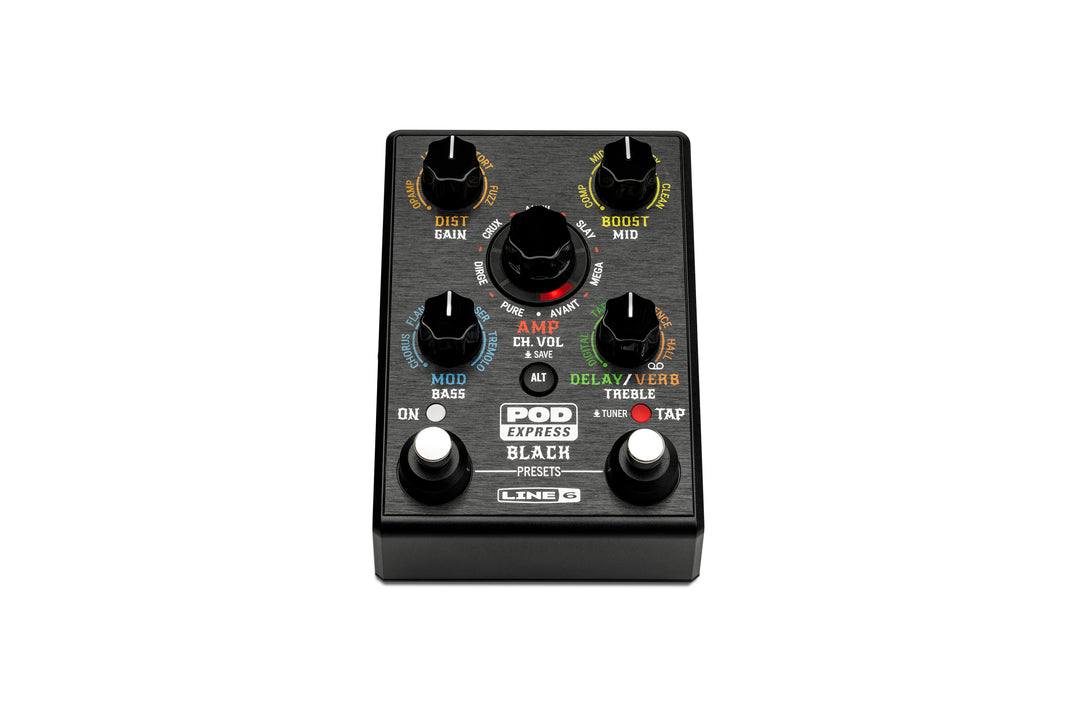 Line6 Pod Express Black Kitarat Multieffekt