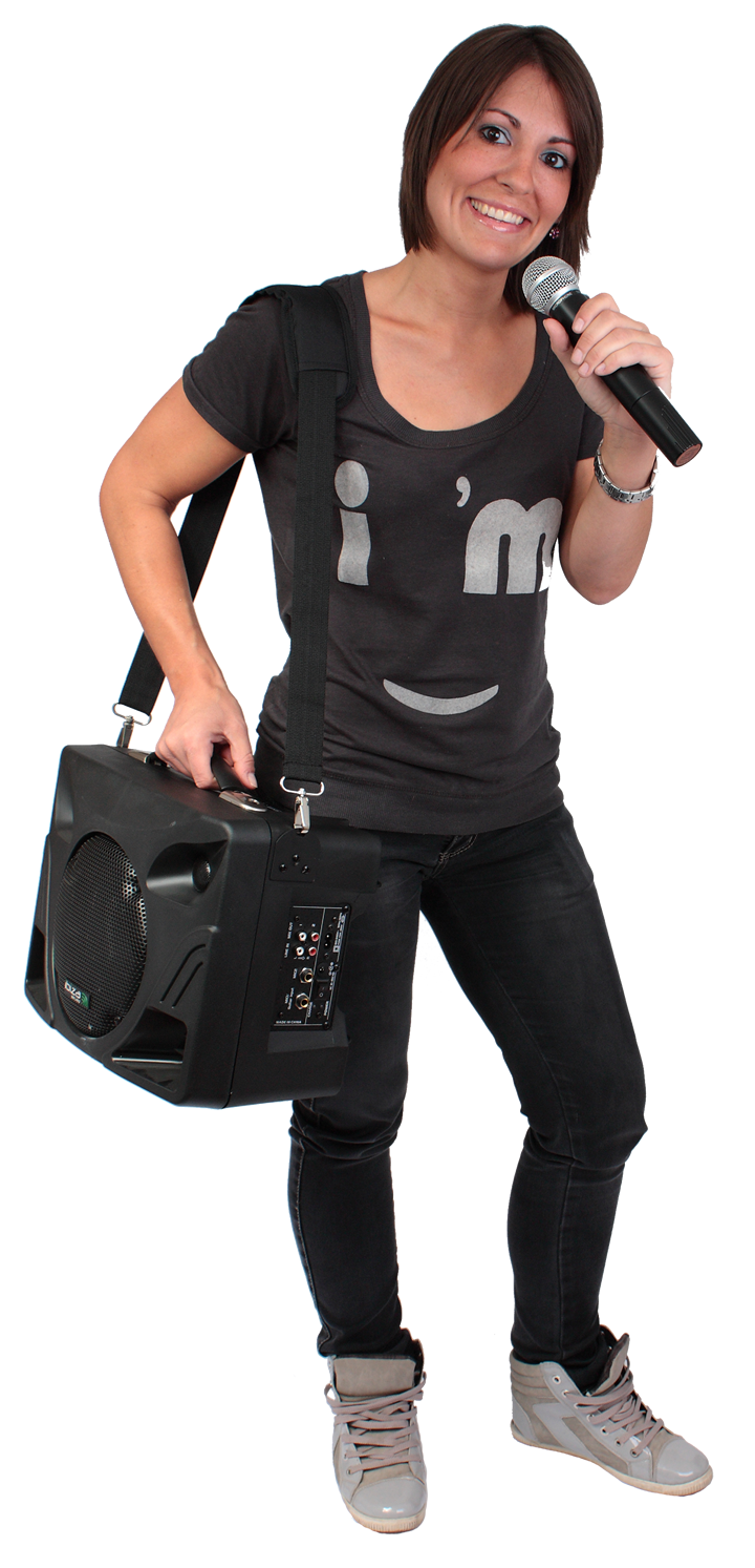 Kannettava kaiutin (puhujille ja matkaoppaille)