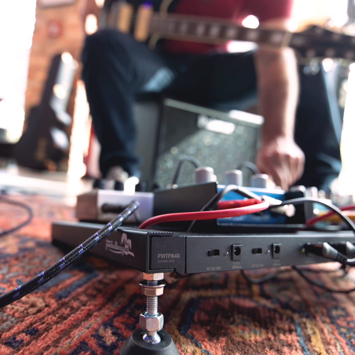 Palmer Pedalbay® 40 PB - Pedalboard inkl. WTPB40-strømbarre