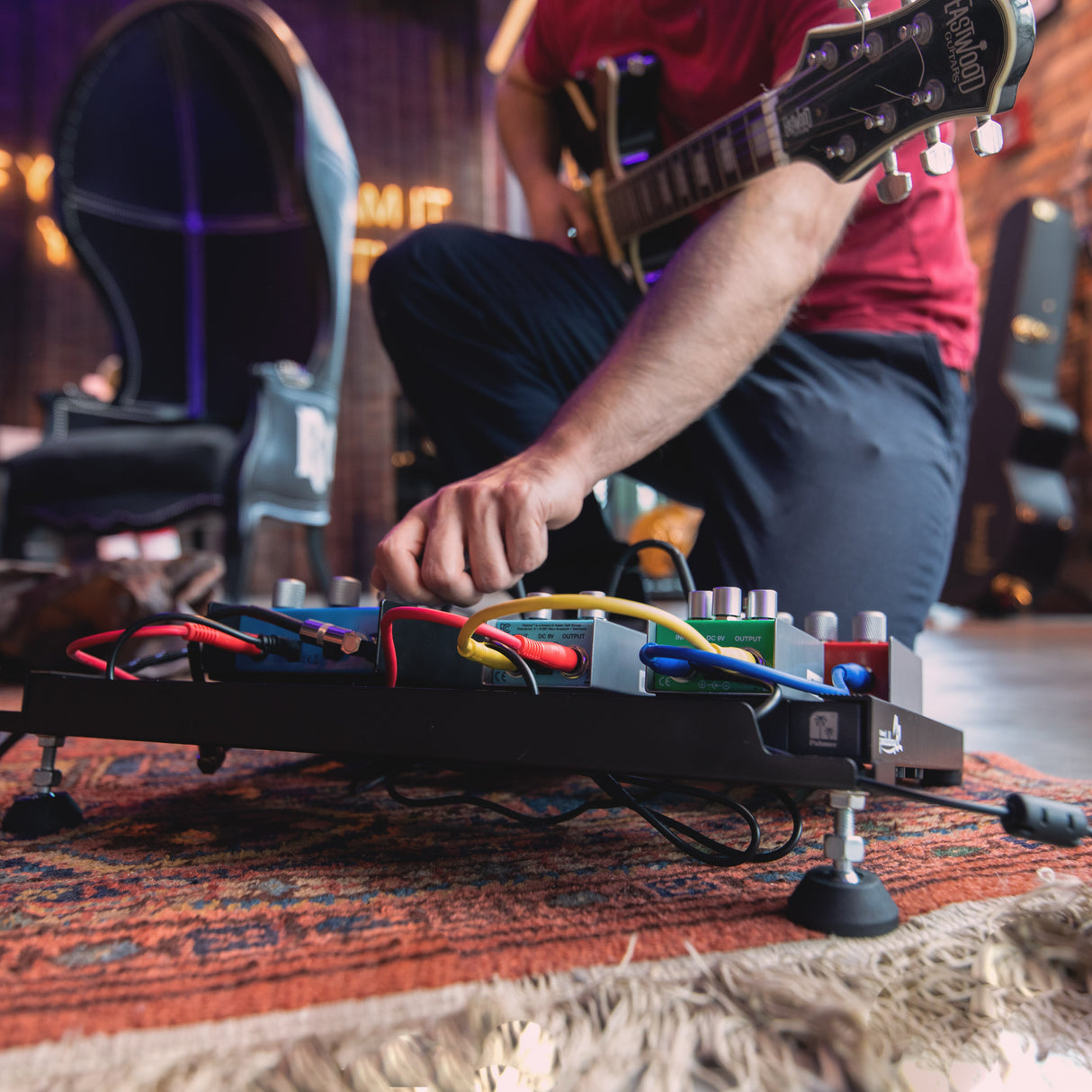 Palmer Pedalbay® 40 PB - Pedalboard inkl. WTPB40-strømbarre