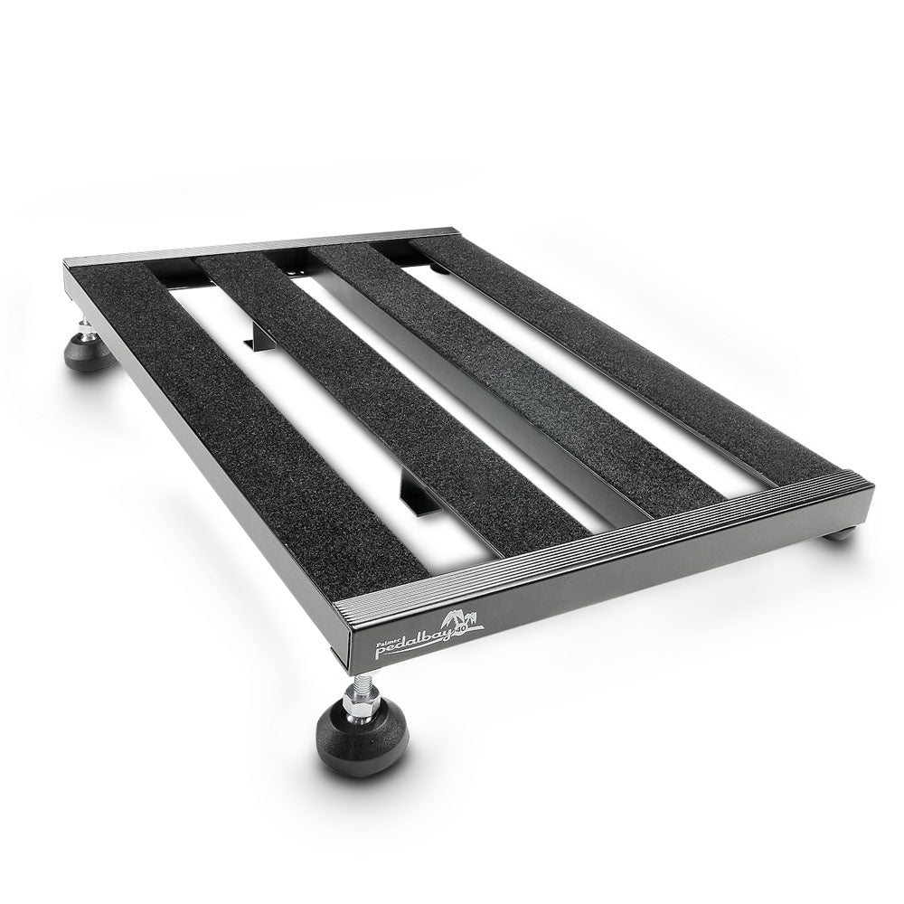 Palmer PEDALBAY® 40 - Kevyt pedalboard vaihdettavalla kokoonpanolla ja suojapehmeällä kotelolla, 45 cm