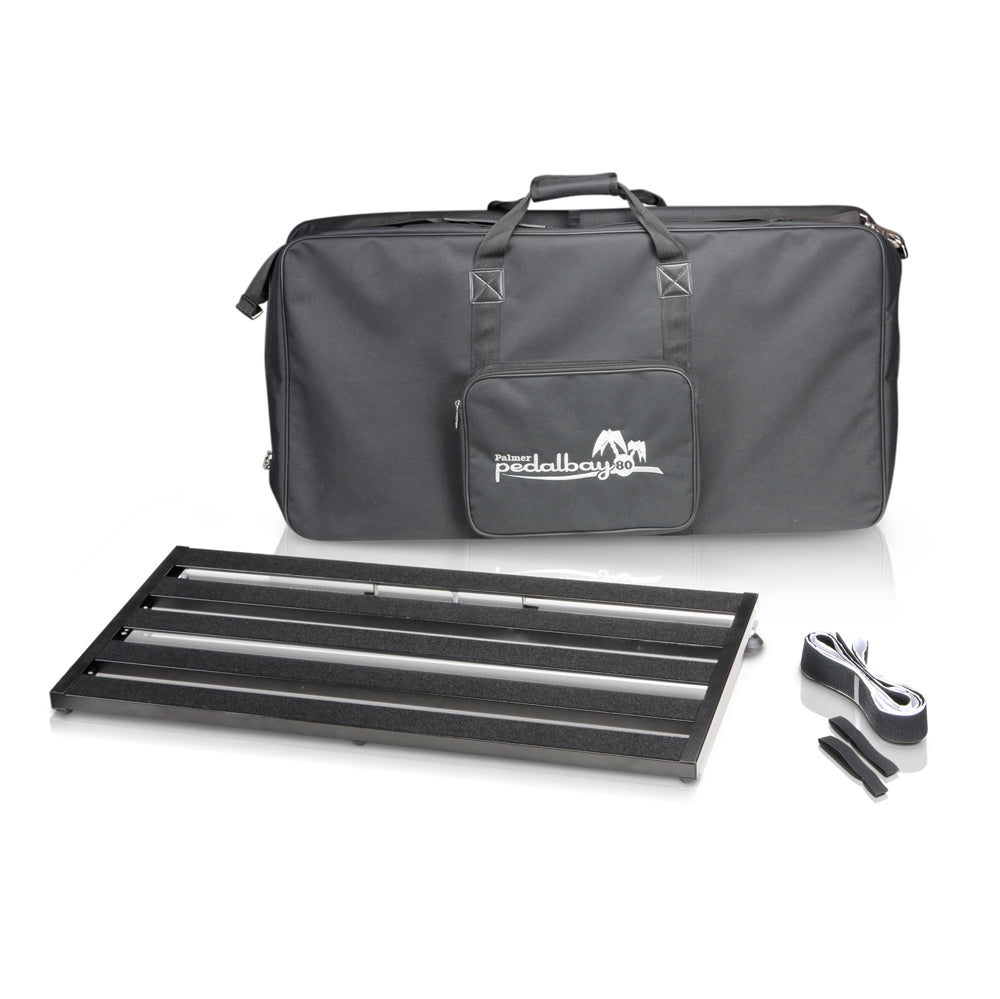Palmer PEDALBAY® 80 - Kevyt, säädettävä pedaalilauta suojaavalla softcasella, 80 cm