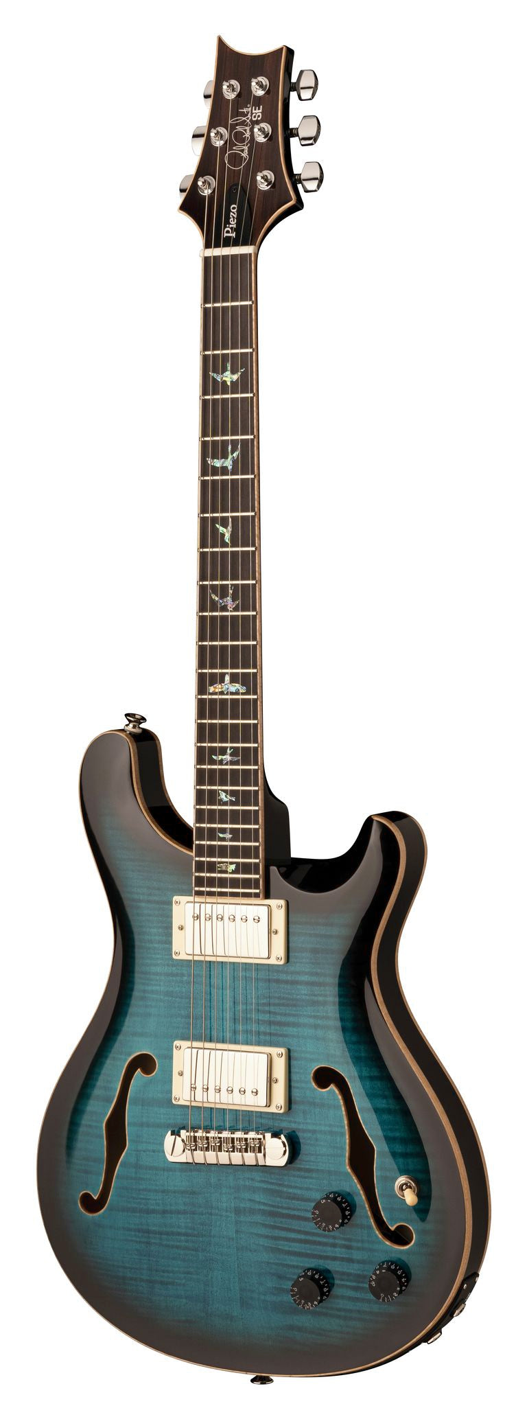 PRS SE Hollowbody II Piezo sähkökitara (Blue Burst )
