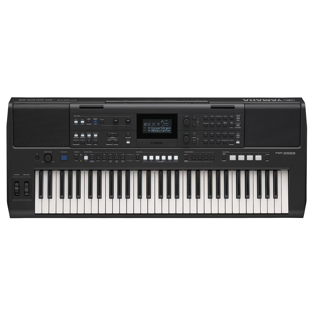 Yamaha PSR-E583 Kosketinsoittimet (musta)
