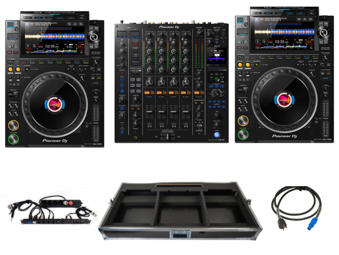 Pioneer DJ CDJ-3000 & DJM-A9 -paketti