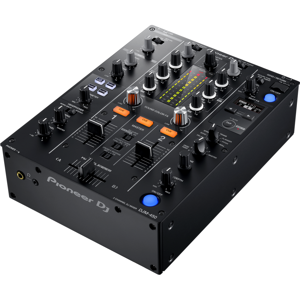 Pioneer DJ DJM-450 + PLX-1000 -paketti