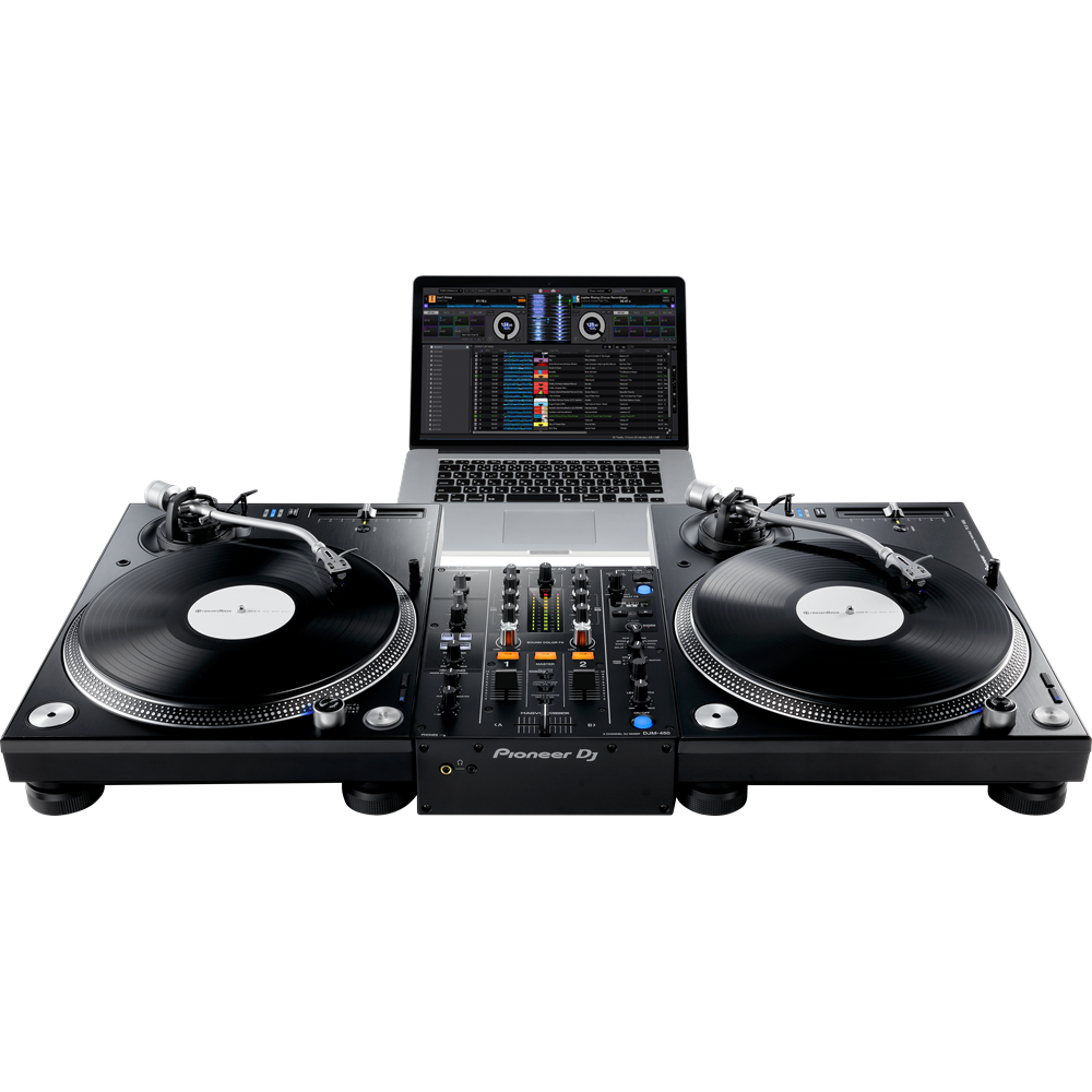 Pioneer DJ DJM-450 + PLX-1000 -paketti