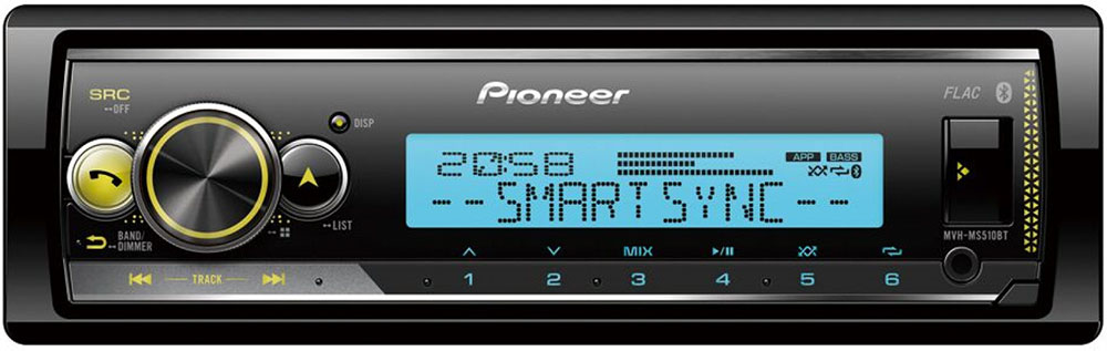 Pioneer MVH-MS510BT Meriradio