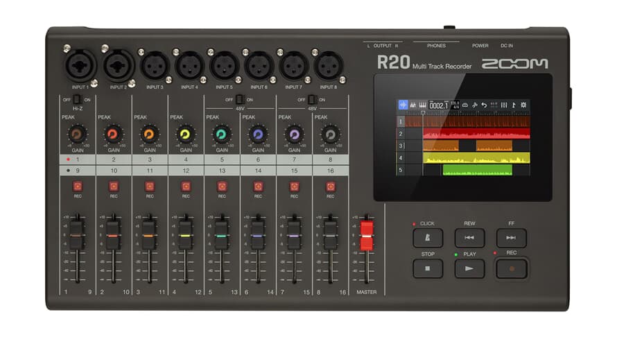 Zoom R20 Tallennin