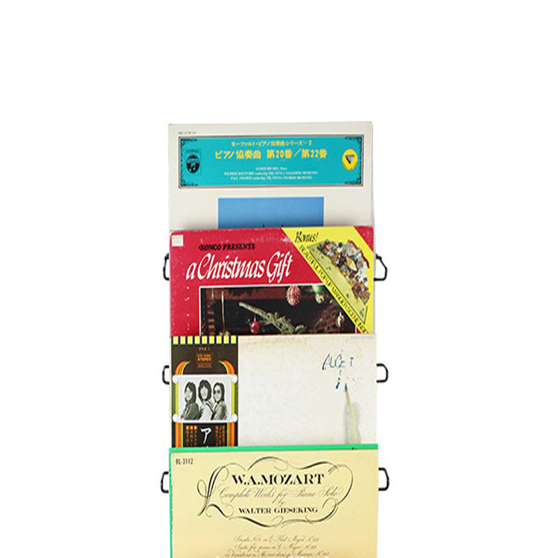 Vinyllevyn seinäteline