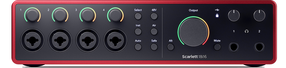 Focusrite SCARLETT4 18I16 Premium äänikortti