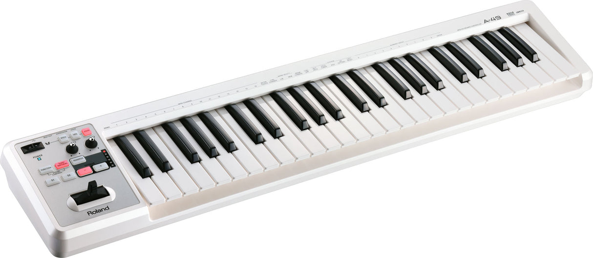 Roland A-49-WH MIDI-Keyboard (valkoinen)