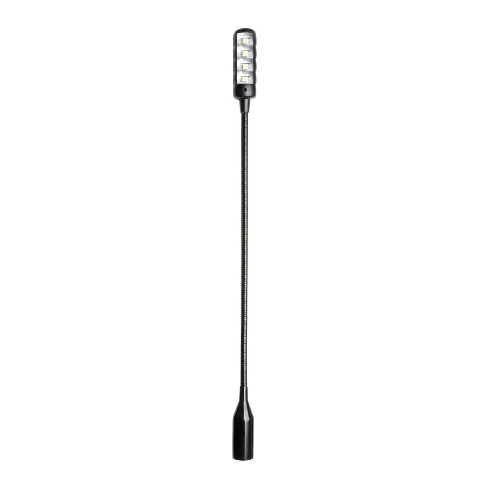 Adam Hall Stands SLED 1 ULTRA XLR 4 - 4-napainen XLR-joutsenkaulalamppu, jossa 4 COB-LEDiä