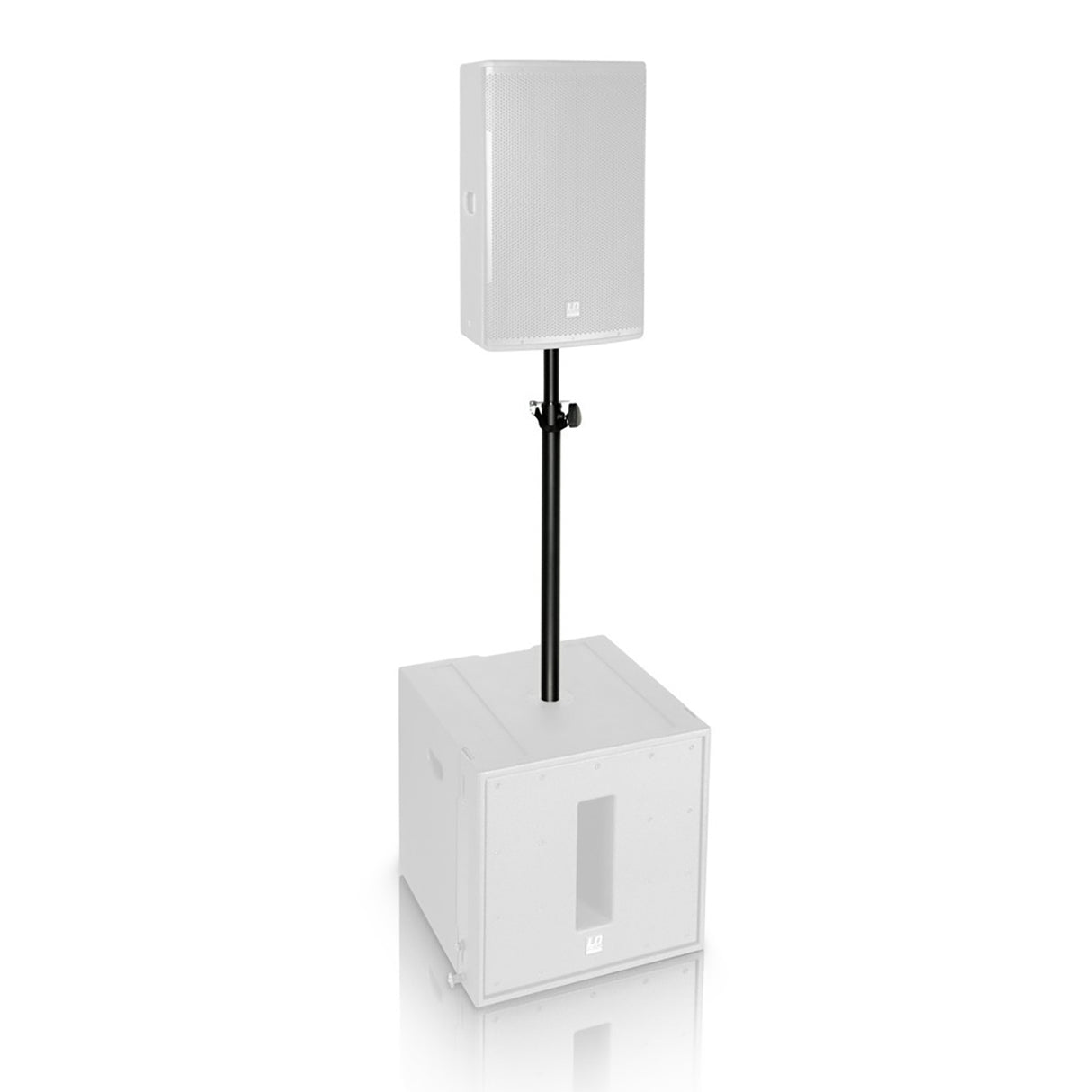 Välitanko kaiuttimelle M20-kierteellä