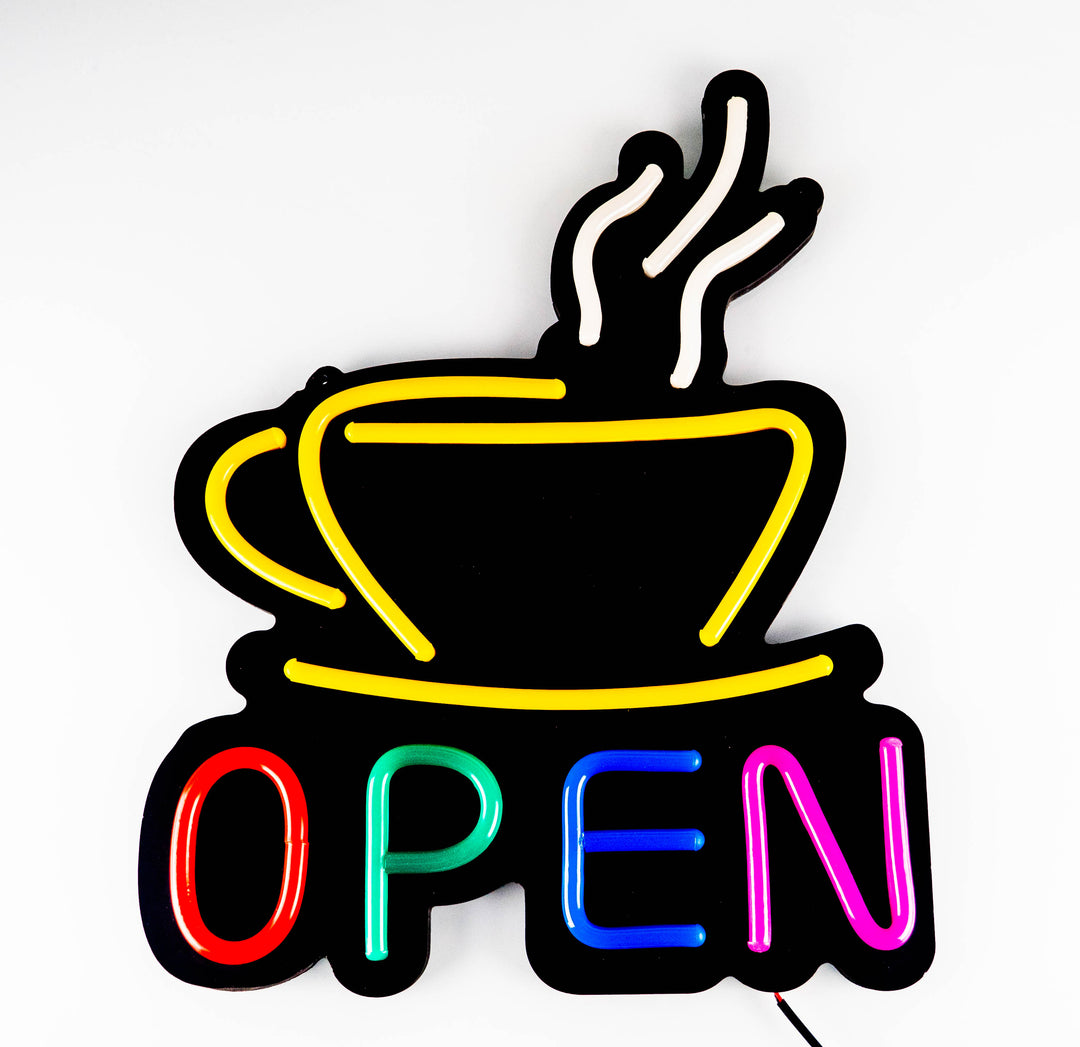 Neonvalo "Coffee Open"