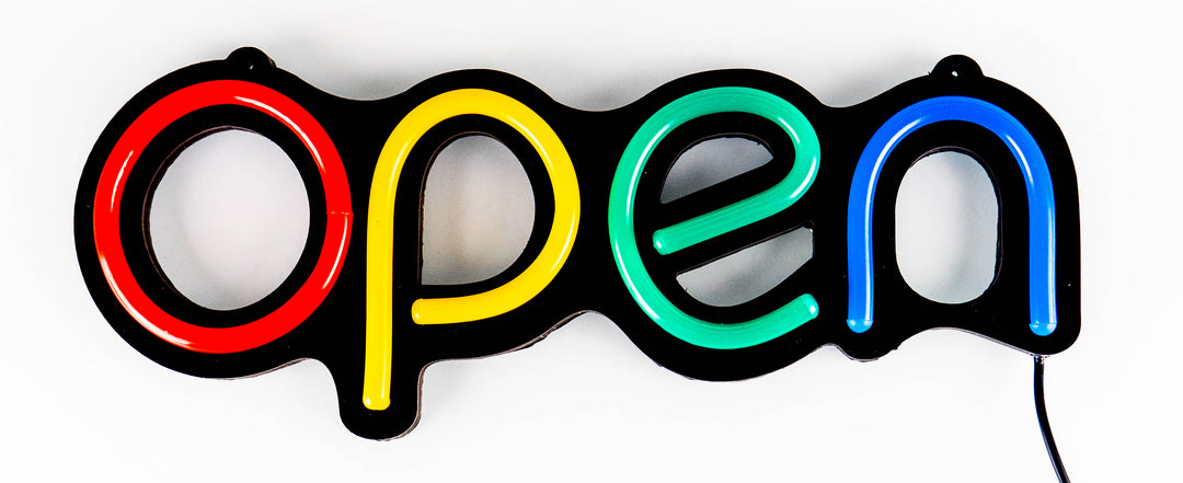 Neonvalo "Open" (39cm)