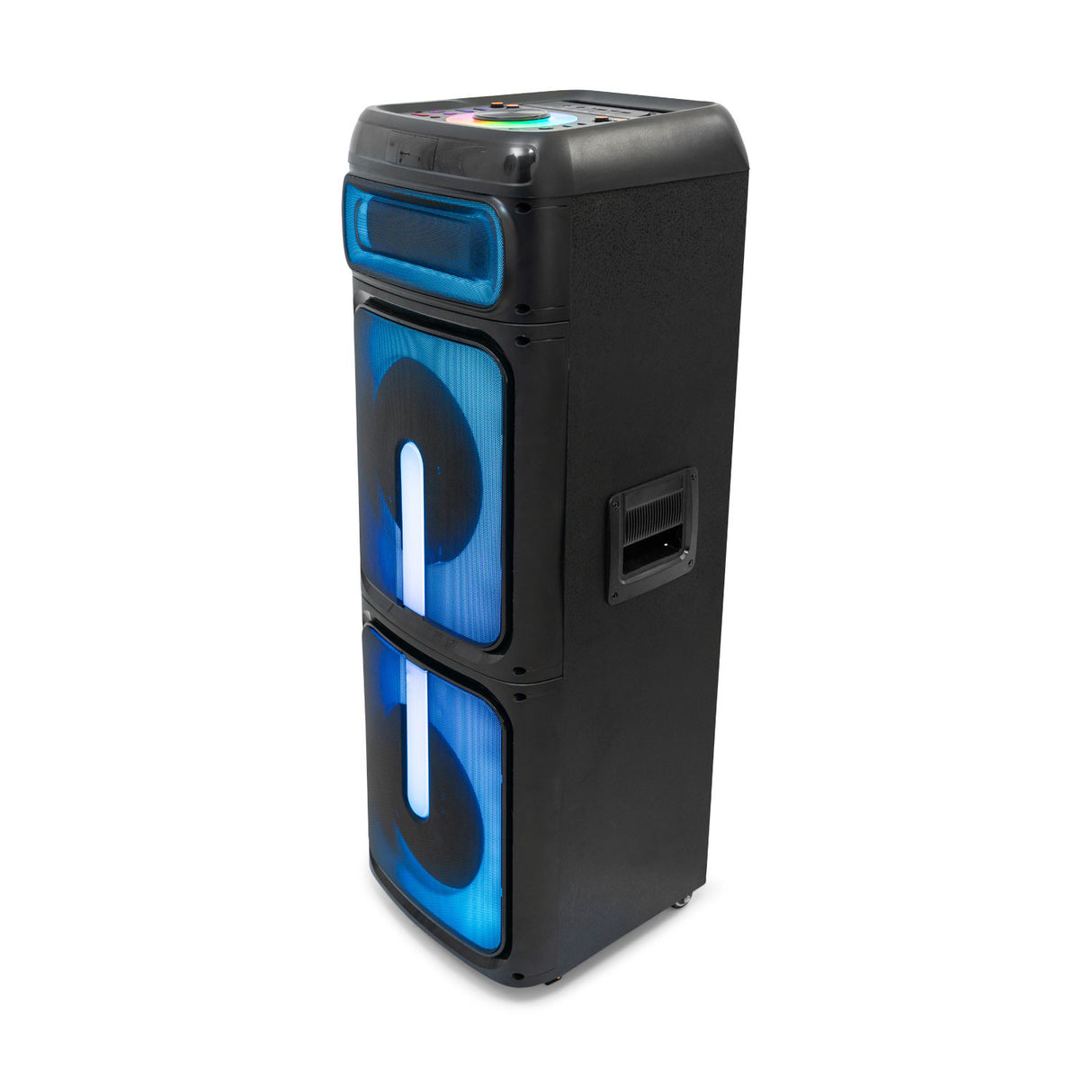 IBIZA Festhøjttaler m. Lys og karaoke funktion