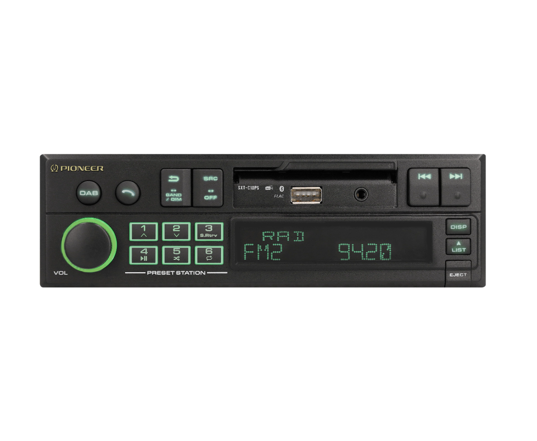Pioneer SXT-C10PS Retro Autoradio DAB+ ja Bluetooth