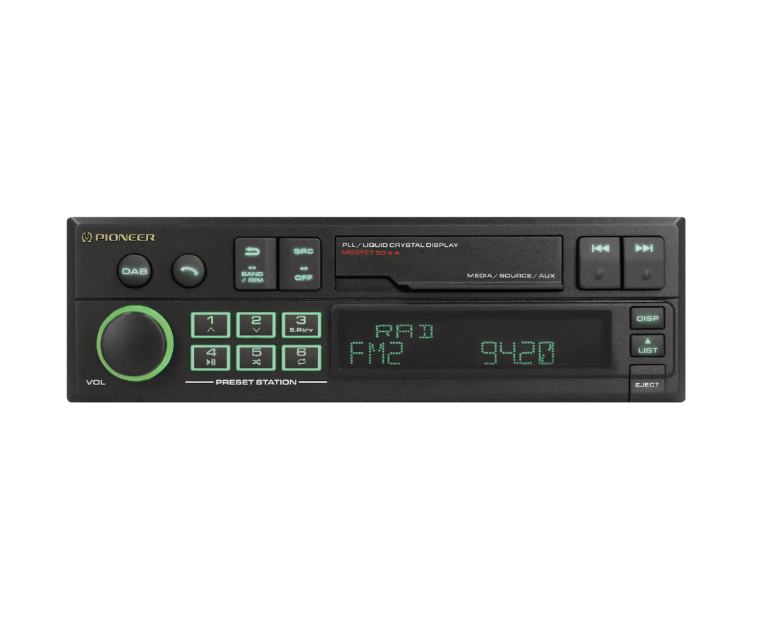 Pioneer SXT-C10PS Retro Autoradio DAB+ ja Bluetooth