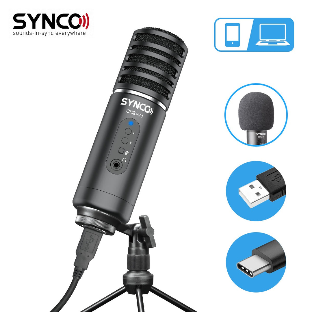 Synco USB Studiokondensaattorimikrofoni