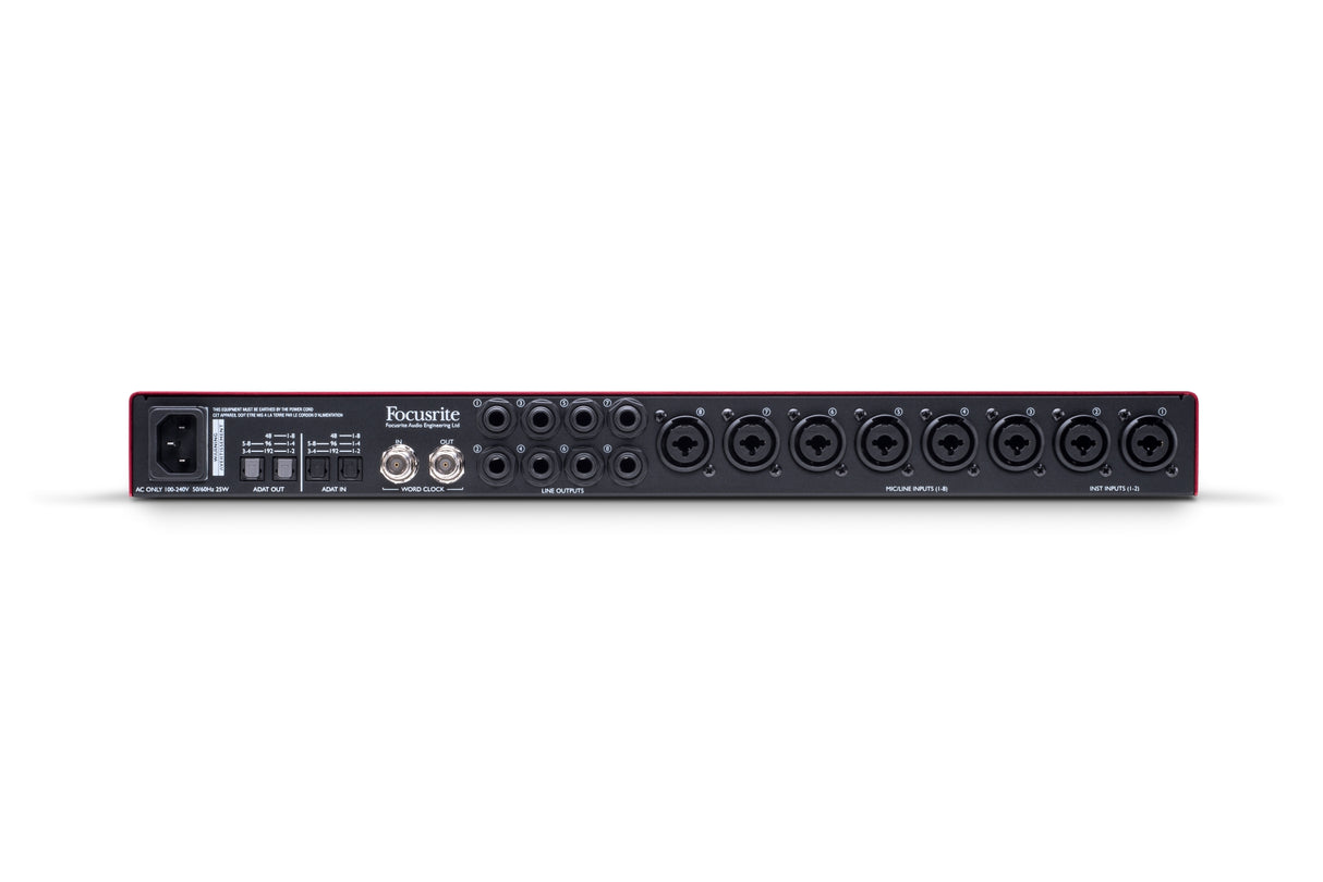 Focusrite Scarlett Octopre Dynamic Mikrotonit Preamp