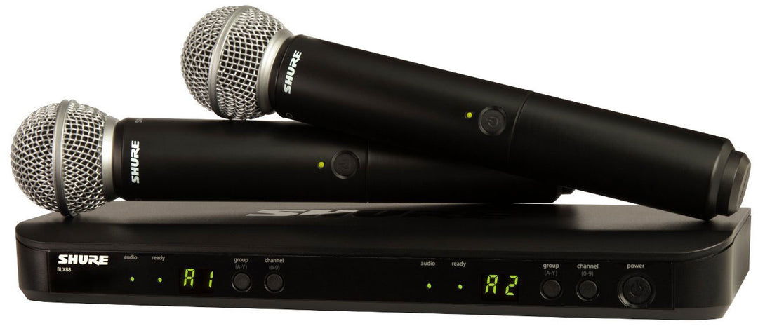 Shure BLX288 SM58 Langaton Mikrofonit (S8)