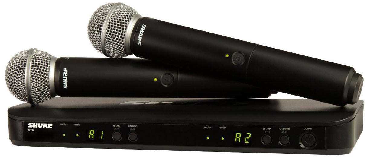 Shure BLX288 SM58 Langaton Mikrofonit (S8)