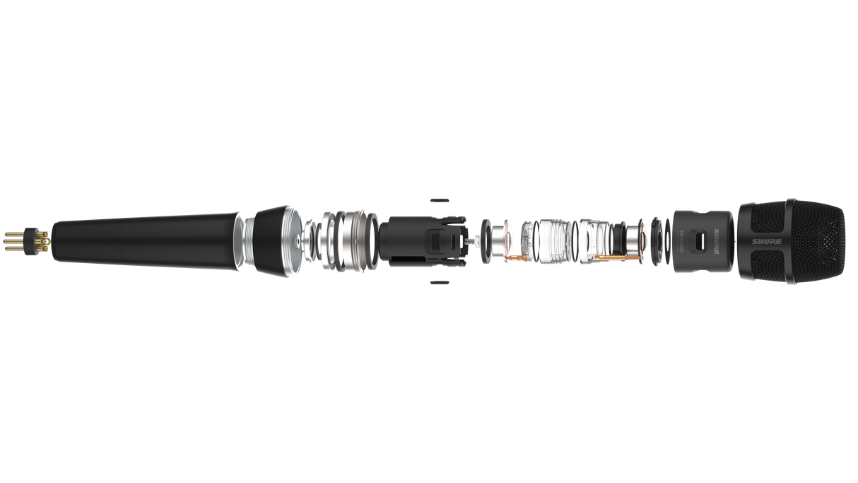 Shure NXN8/C Nexadyne dynaaminen mikrofoni (munuainen, musta)